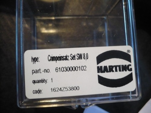 Harting Crimpzange CS 12 Maxi  Crimpwerkzeug für Hülsen +2 Einsätze neuwertig - Bild 5 von 8