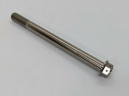 M5 / M6 / M8 Titanium drilled hex head flange bolt Ti race spec lockwire various - Picture 38 of 60
