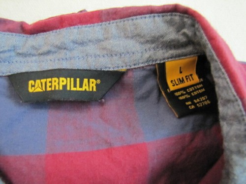 Caterpillar CAT Men's Size Large SLIM FIT Button Front Shirt 4 options SS - Picture 21 of 23