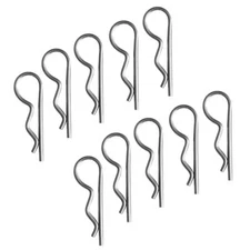 10 Pieces Marine Stainless Steel R Retaining Clip Spring Cotter Pin 2.5x60mm