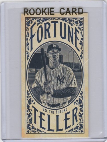 Tarjeta de novato Aaron Judge New York Yankees 2017 Topps Fortune Teller béisbol radiocontrol - Imagen 1 de 2