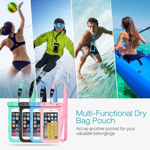 2x wodoodporne etui na telefon podwodne wodoodporne - 7" PODWÓJNE ZAPIECZĘTOWANE - Zdjęcie 4 z 36