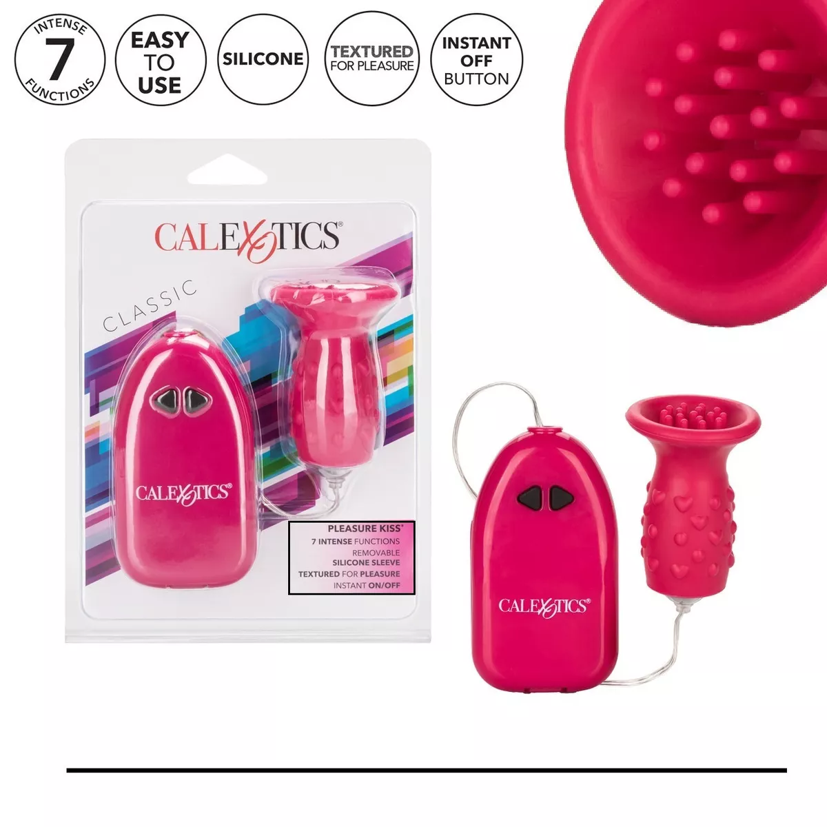 Pleasure Kiss Massager Remote Nipple / Clit Vibrator ORGASM Sex Toys for Women eBay image