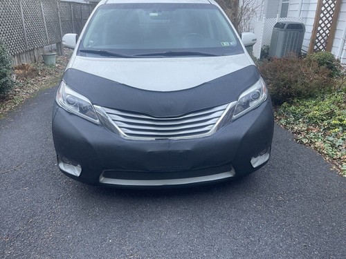 Lebra Front End Mask Cover Bra Fits TOYOTA SIENNA 11 12 13 14 15 16 17 - Picture 2 of 2