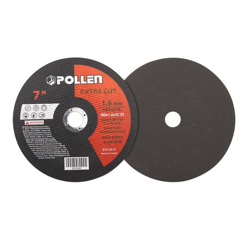 180mm 7"Cut Off Wheels Blades Metal & Stainless Steel Angle Grinder Cutting Disc - Picture 2 of 8