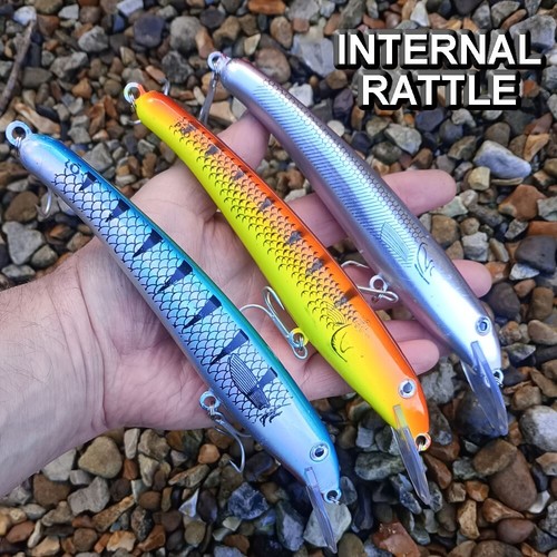 Bass Pike Floating Diving Lure 45 g Sea Salt Fishing 180 cm Top Quality Gear x 3 - Picture 12 of 14