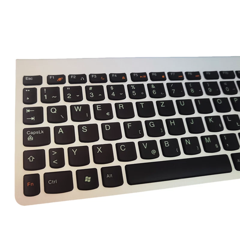 Serbia layout silver wireless keyboard for Lenovo SK-8861 - Image 3 of 4