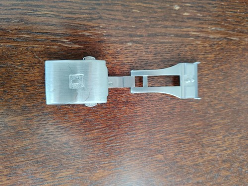 Original Tissot T640.1 - T6400159 Steel Buckle Clasp 20 mm for T-Navigator - Picture 2 of 9