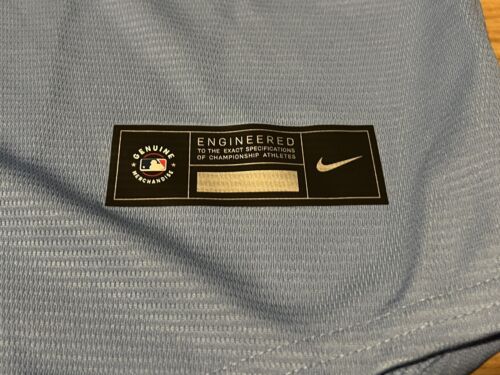 Camiseta deportiva en blanco alternativa Nike Kansas City Royals para hombre grande azul - Imagen 3 de 5