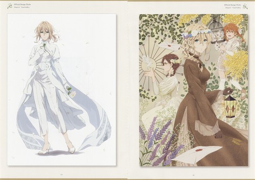 Anime Violet Evergarden Art Book Illustration A4 Picture Album Collection Gift - Picture 14 of 14