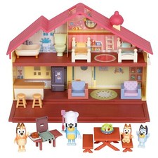 Bluey Mega Bundle Home, BBQ Playset, and 4 Figures  Amazon Exclusive , Multi...