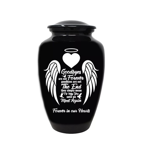 10" Goodbye Cremation Urn Endless Love For Human Ashes Burial Mom, Dad Funeral - Picture 5 of 8