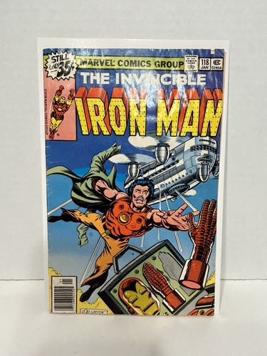 Iron Man #118 (Jan. 1979) 1st Appearance of James “Rhodey” Rhodes. - Picture 10 of 10