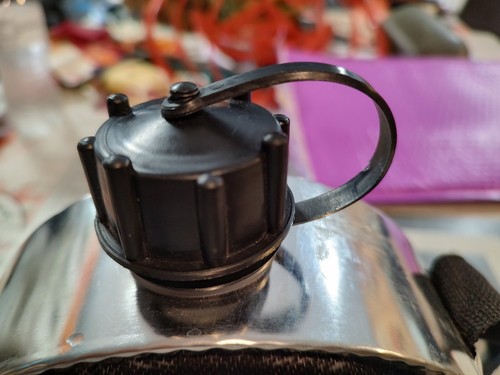 Vintage Wool Plastic Water Canteen For Camping, Hiking, Or Any Adventurous Activ - Picture 6 of 7