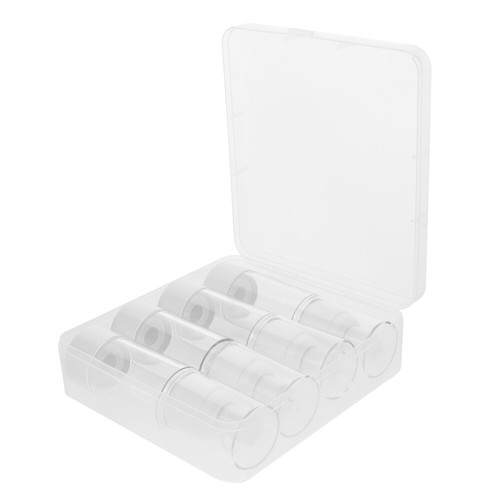 Juego de 4 botellas de vacío botellas de bomba para líquidos spray sin aire viaje - Imagen 11 de 12