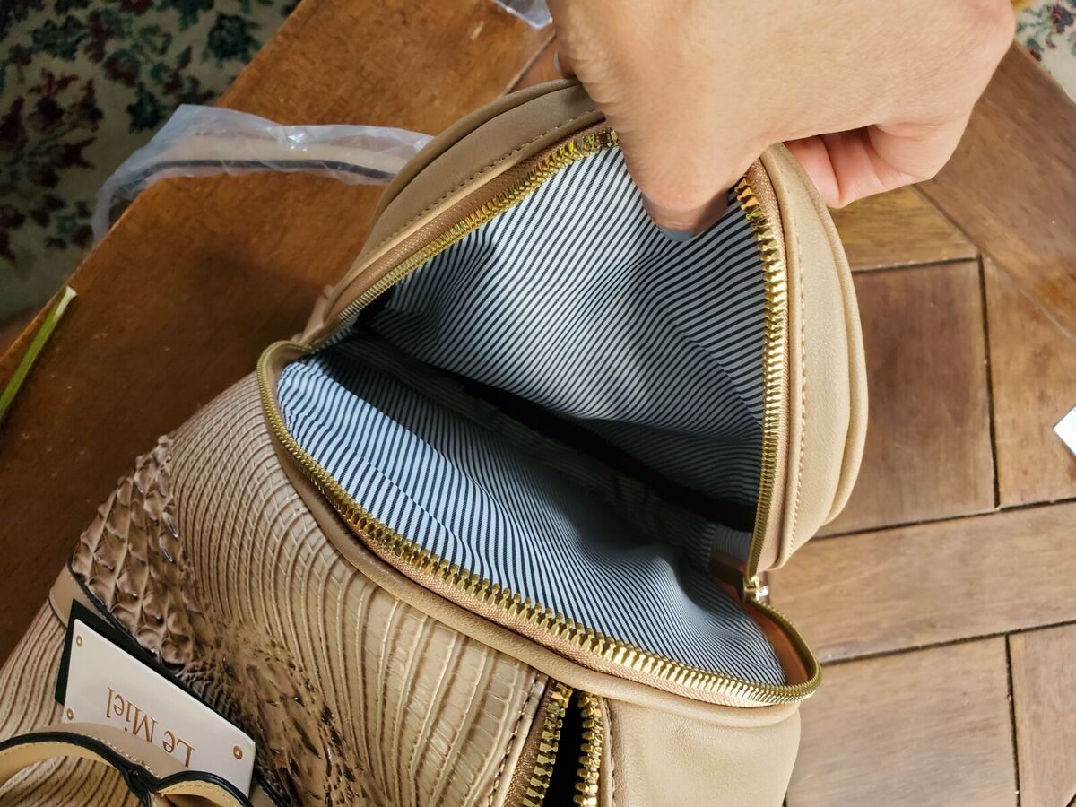 Le miel vegan best sale leather