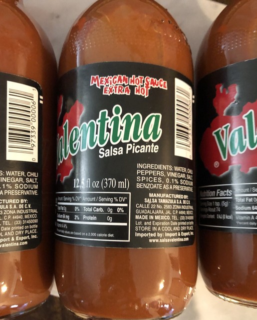 3 PK VALENTINA SALSA PICANTE MEXICAN EXTRA HOT SAUCE 12.5 OZ eBay