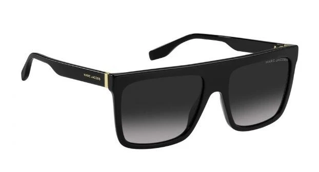 Gafas de sol para hombre Marc Jacobs MARC 639/S 0807/9O negras/grises degradadas rectangulares Foto 3 de 4