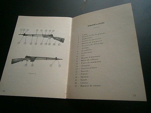 Guerre armée Guide technique fusil semi automatique 7,5mm mod 49 - Imagen 5 de 7