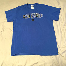 Duke Blue Devil Shirt Mens Med Blue Classic Sports College Basketball NCAA Team