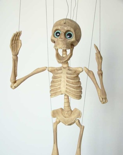 Marionette Skeleton - Handmade Original Puppet - Picture 3 of 9