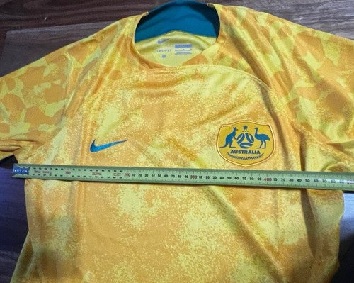 NEW Authentic Socceroos Australia T-Shirt Jersey NIKE Womens XL Matildas 2022/23 - Picture 8 of 13