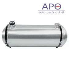 Gas Tank Universal 12x33'' 15 5/8 Gallon 1/4 NPT Spun Aluminum Fuel Tank W/Gauge