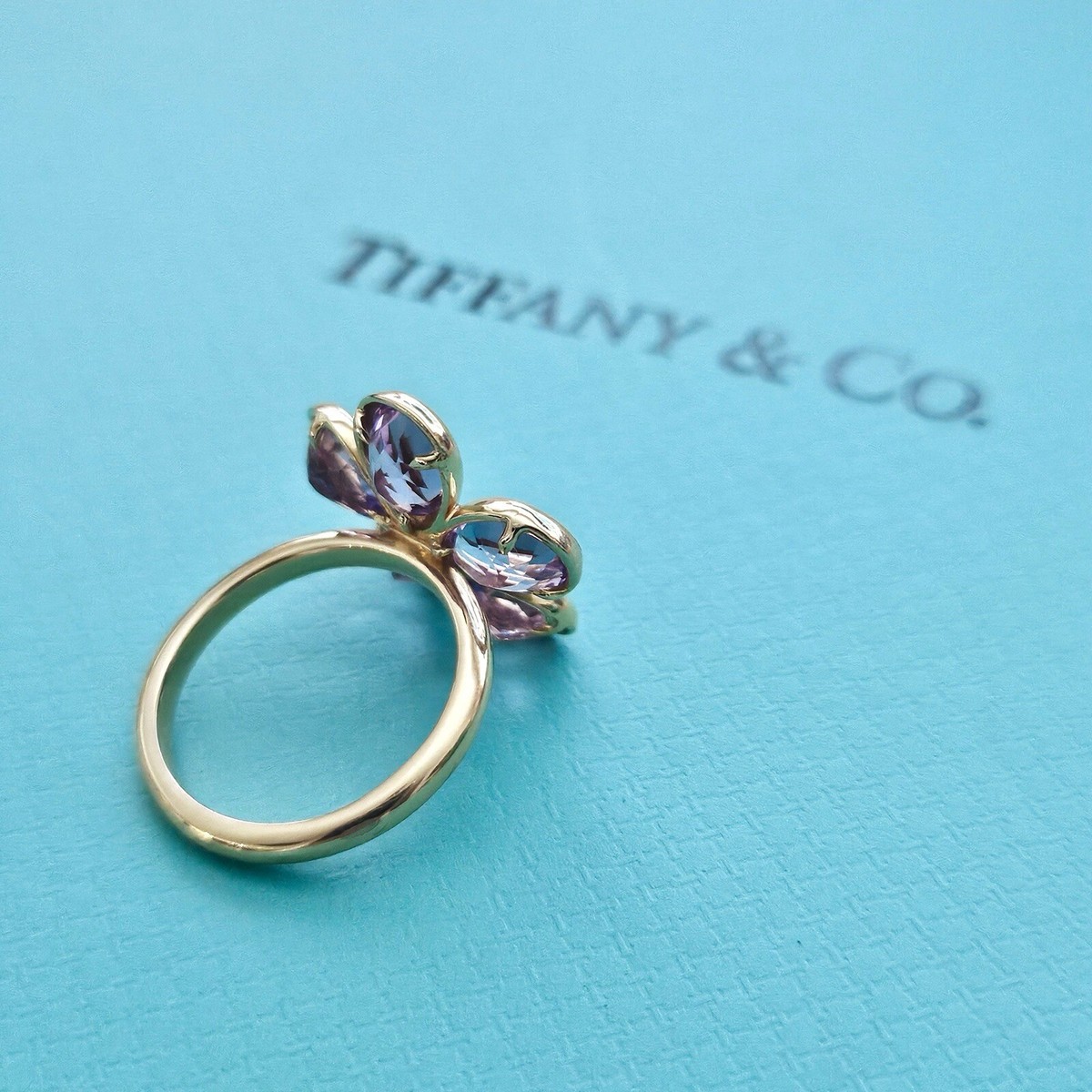 RARE Tiffany & Co. Amethyst Enchant Garden Flower Diamond