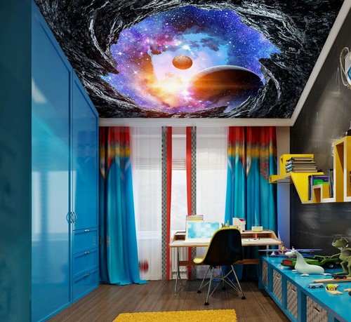 3D Sunset Planet 1056 WallPaper Murals Wall Print Decal Wall Deco AJ WALLPAPER - Picture 2 of 5