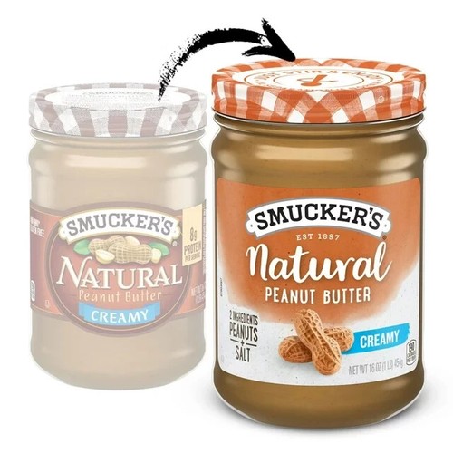 Smucker's natürliche cremige Erdnussbutter cremig - 6er Pack, je 16 Unzen - Bild 18 von 24
