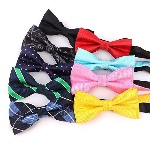 Men's Bow ties Adjustable Pre-tied Bow-ties For Men Boys Wedding Gifts Bt/F - Picture 2 of 7