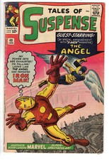 TALES OF SUSPENSE #49 (1964) - GRADE 4.0 - GUEST STARRING ANGEL FROM X-MEN!