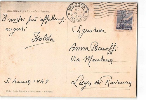 15786 01 BOLOGNA LITTORIALE PISCINA - Picture 2 of 2