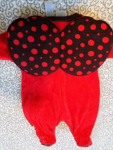 First Moments Ladybug Halloween Costume with Hat ~ Size 3/6 Months - Picture 2 of 3