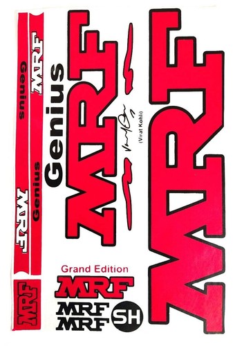 mrf grand virat kohli k-25 cricket bat sticker-bat sticker - Picture 3 of 3
