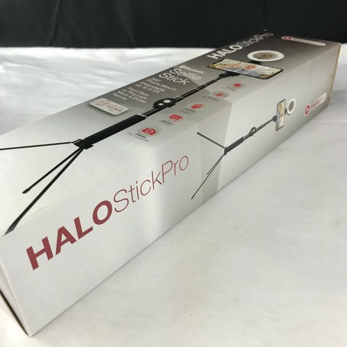 Tzumi ON AIR Halo Selfie Stick Pro 5" Anello Luce Estensibile 5,5' Treppiede per Parte - Foto 7 di 14