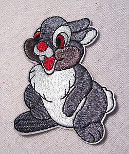 Patch Lapin ecusson thermocollant Motif Lapin 5,5 x 7,5 cm