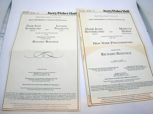 LUCIANO PAVAROTTI, DAME JOAN SUTHERLAND & MARILYN HORNE 10/15/1979 RECITAL TAPE - Picture 3 of 5