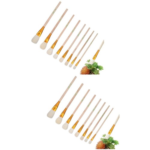 2 Count Kreidestift Manuelles Bestäubungsgerät Bestäubungsbürste