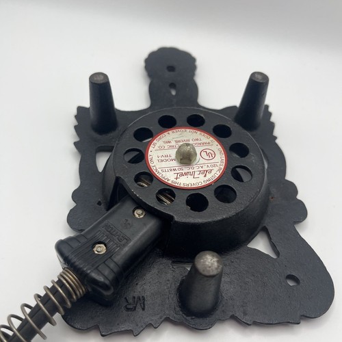 Copriletto elettrico vintage in ghisa di Paragon Electric Co modello TRV-1 "FUNZIONANTE" - Foto 3 di 5