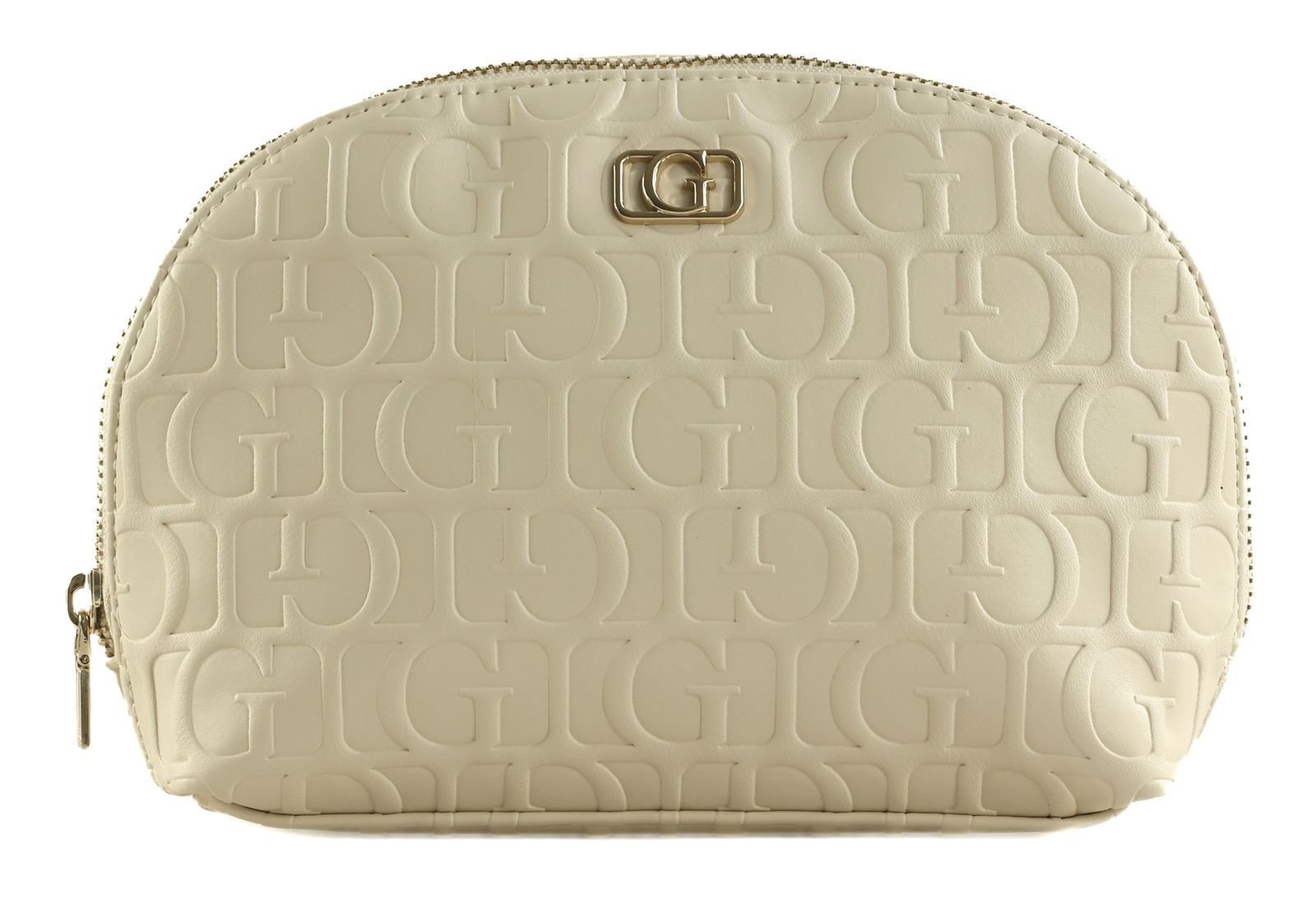 GUESS toiletry bag Television Dome Zip Bag Stone