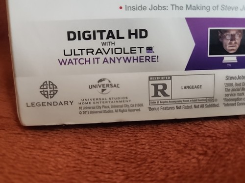 STEVE JOBS Blu-ray +DVD + Digital HD (2016) - New Sealed - 第 4/5 張圖片