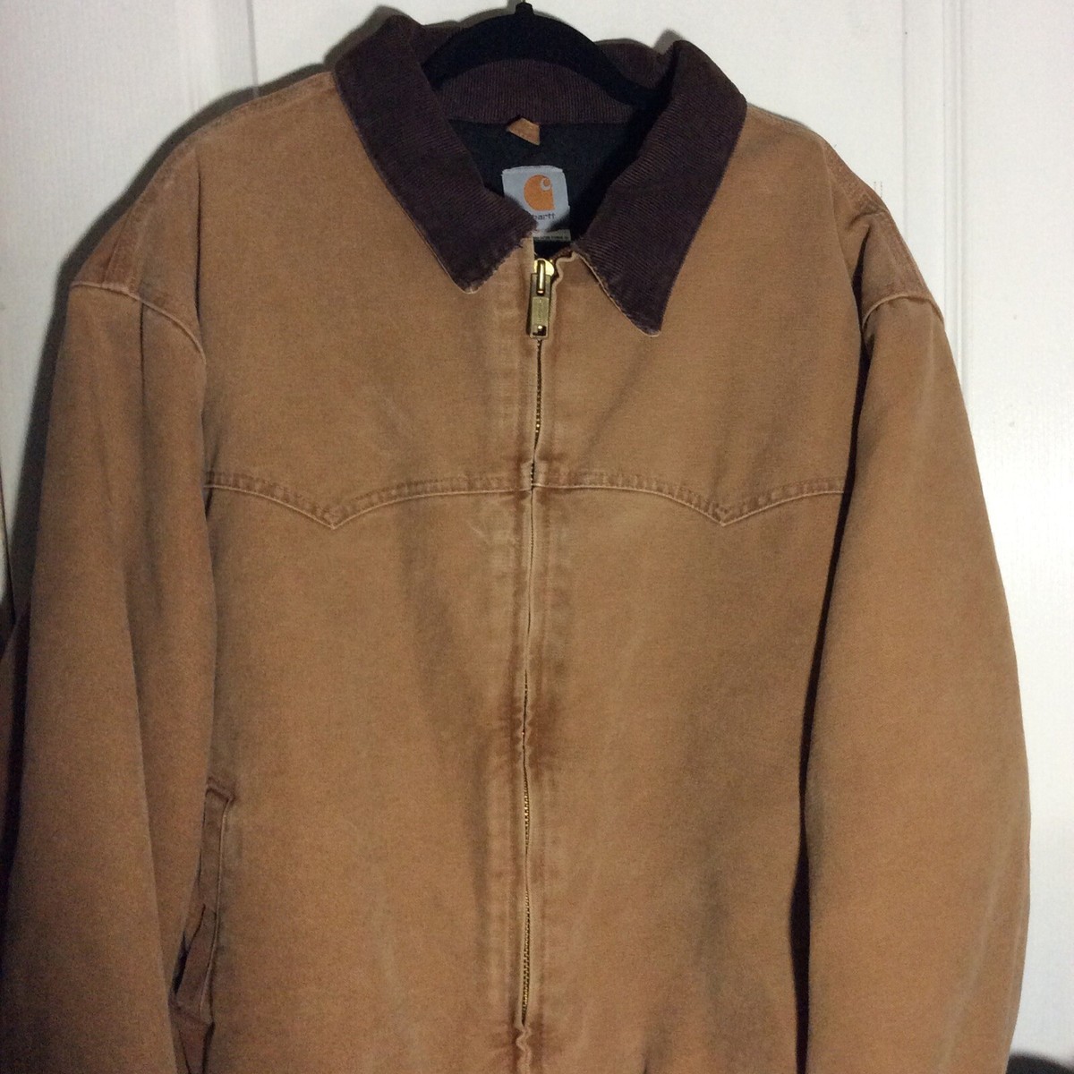 Vintage Carhartt Quilted Lined Canvas Jacket J14 BRN Santa Vintage Carhartt Quilted Lined Canvas Jacket J14 BRN Santa