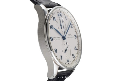 IWC Portugieser Chronograph Stahl Automatik Herrenuhr IW371417 VP: 9100,- € - Bild 6 von 13