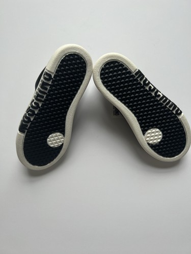 Moschino Kids Sneakers Size Euro 31 Color Black Made in Italy - Picture 7 of 7