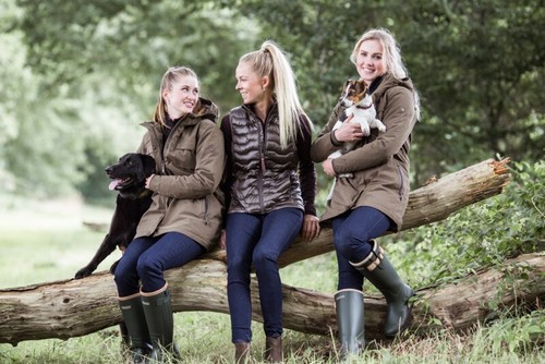 Ariat Burford Damen Gummistiefel isoliert Reißverschluss grün UK 4,5 - Bild 2 von 10