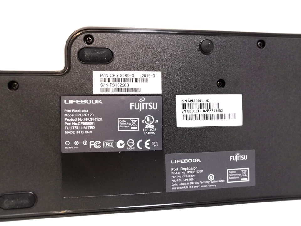 Fujitsu Port Replicator FPCPR120 Dockingstation Lifebook E780 E781 S710 Netzteil - Bild 4 von 4