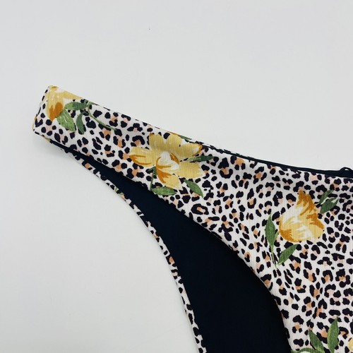 Pantalones de bikini de natación descarados estampados florales de leopardo XL Hurley Juniors $61 1888 - Imagen 5 de 10