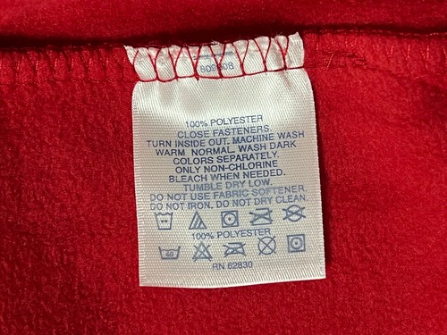 Camisa de lana LANDS' END Snap-Front Thermacheck roja carreras para hombre talla L ¡nueva con etiquetas! - Imagen 21 de 21