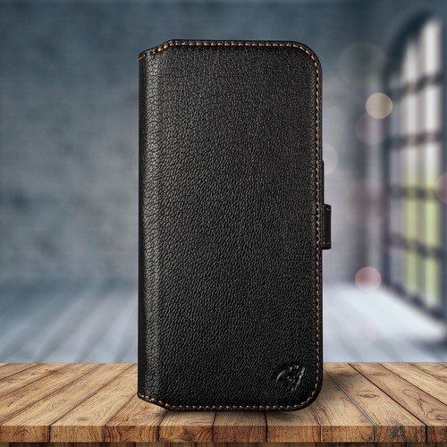 Luxury Real Genuine Leather Wallet Case for iPhone 16 Pro / Pro Max / 16/16 Plus - Picture 8 of 18